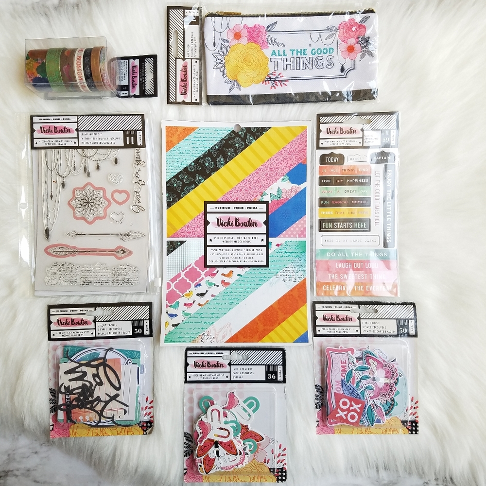 Vicki Boutin Craft Destash Bundle (8 pkgs)